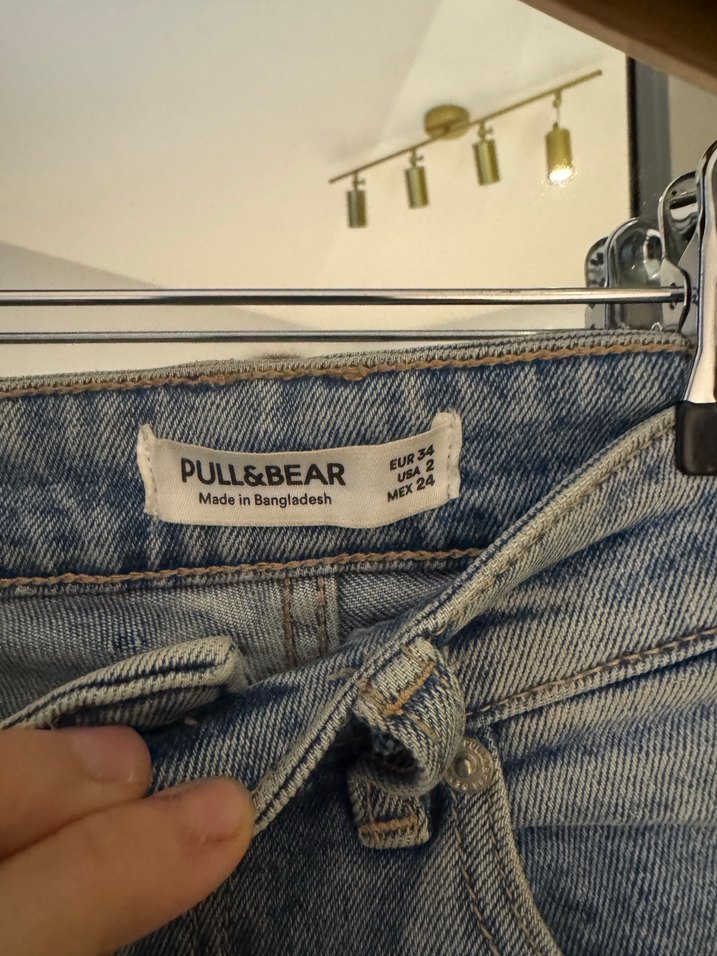 Gri Kadın Kot Pantolon - Görsel 2