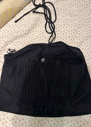 boyundan bağlamalı bluz - Görsel 2