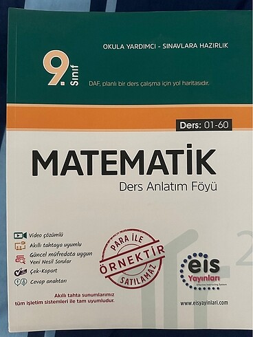 eis 9.sınıf matematik ders anlatım föyü