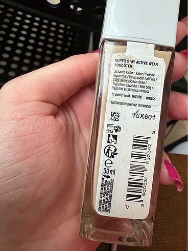  Beden Maybelline Superstay Fondöten 03 True Ivory