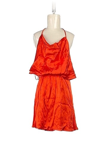 Zara Saten Mini Elbise