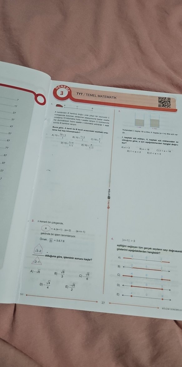 TYT Matematik Denemeleri - 20 Deneme - Görsel 2