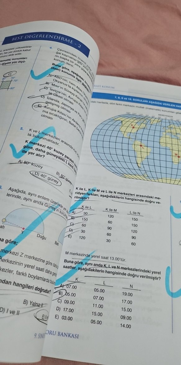 9. Sınıf Coğrafya Soru Bankası - Görsel 4