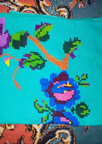 Kaneviçe Kırlent - Görsel 5