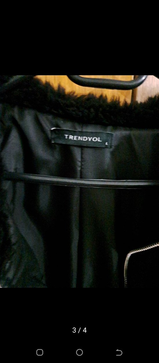 Tüylü Deri Ceket - Görsel 4