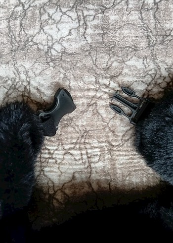 Siyah Kürklü Kadın Şapka - Görsel 4