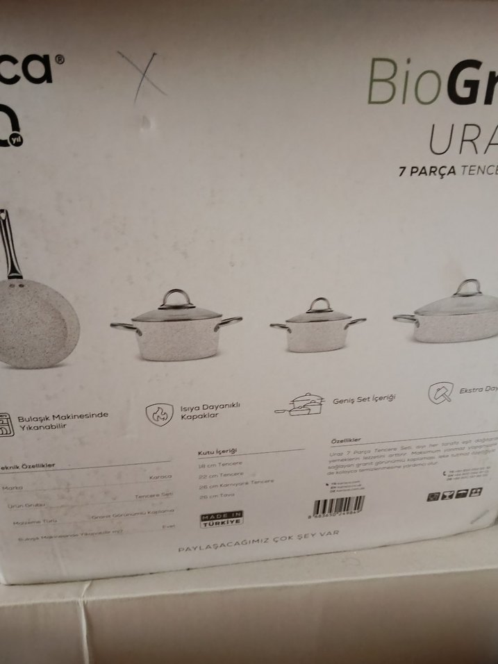 Karaca Bio Granit 7 Parça Tencere Seti - Görsel 2