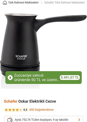Beden Renk Schafer Oskar Elektrikli Cezve