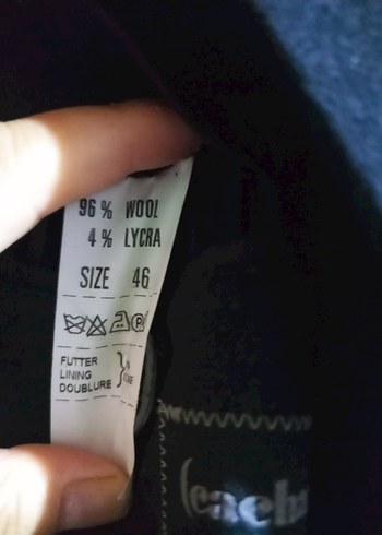 Cacharel Yün Erkek Kaban - Görsel 8