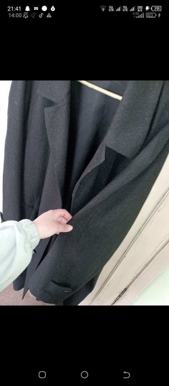 Cacharel Yün Erkek Kaban - Görsel 5