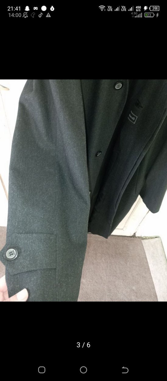 Cacharel Yün Erkek Kaban - Görsel 3