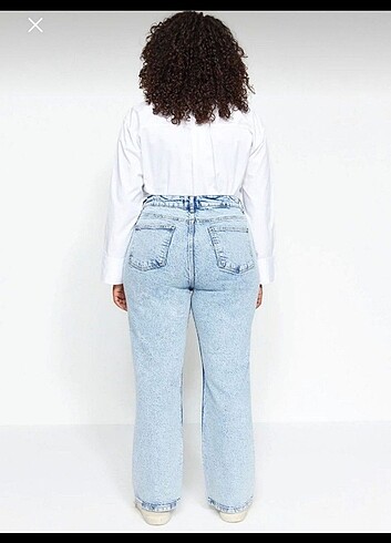 Trendyol Büyük Beden Kot Pantolon - Görsel 3