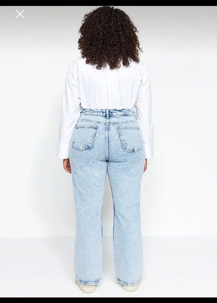 Trendyol Büyük Beden Kot Pantolon - Görsel 3