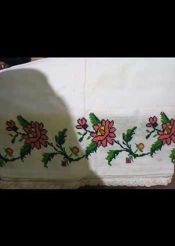 Kanaviçe Uzun Yastik - Görsel 6