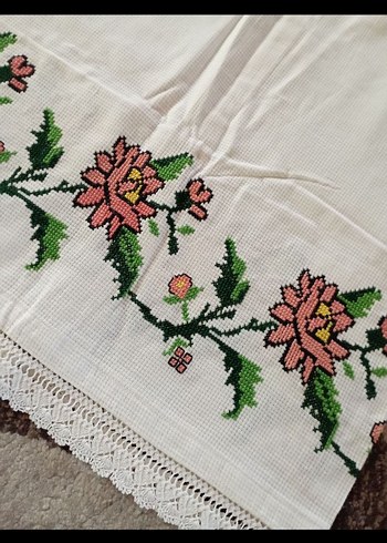 Kanaviçe Uzun Yastik - Görsel 3