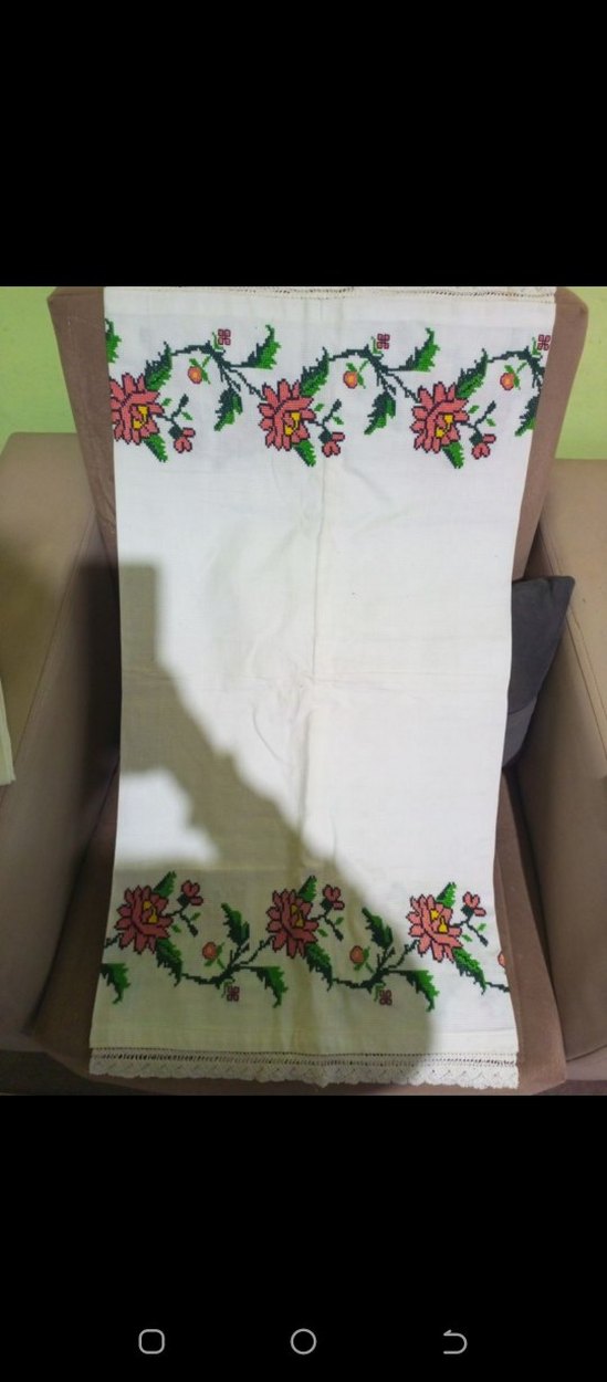 Kanaviçe Uzun Yastik - Görsel 5