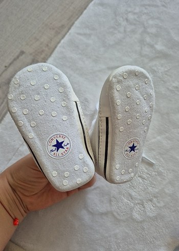 Converse Beyaz Erkek Bebek converse İlk Adım Ayakkabısı