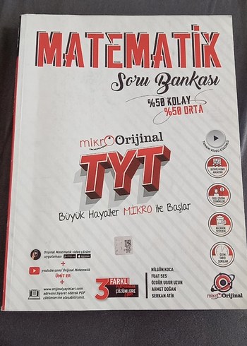 TYT Matematik Soru Bankası - %50 Kolay Orta