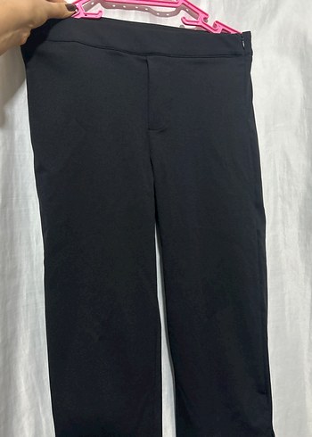 Bershka Siyah Midi Pantolon