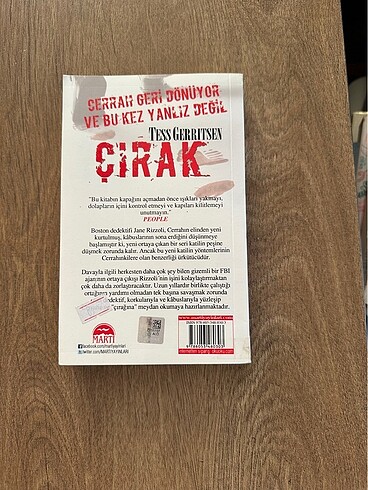  Beden Renk Tess gerritsen