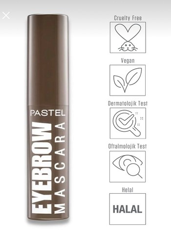 Pastel Pastel Light Brown Kaş Maskarası