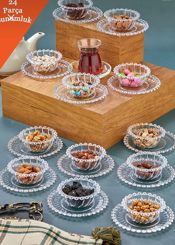 24 Parça 12 Kişilik Boncuk Set