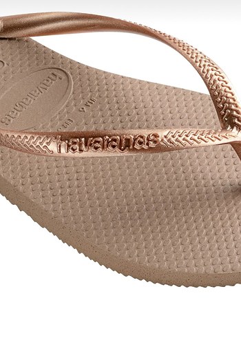 39,5 Beden camel Renk Havaianas Slim Parmak Arası Terlik