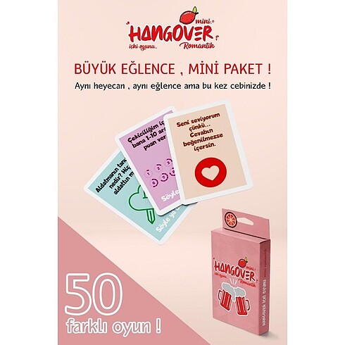 Mini Hangover Romantik İçki Oyunu
