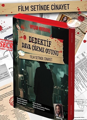 Dedektiflik Cinayet Dava Çözme Oyunu - Film Setinde Cinayet - Ka