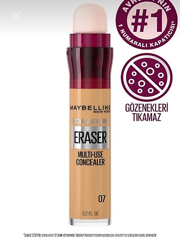 Maybelline 07 Sand İnstant Anti Age Eraser Kapatıcı