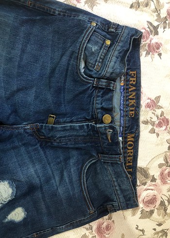 Frankie Morello Lacivert Denim Jean