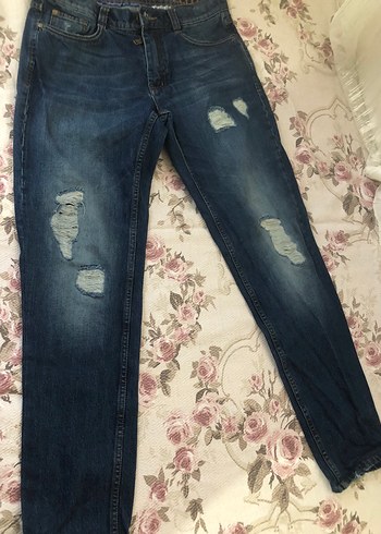 Lacivert Denim Jean