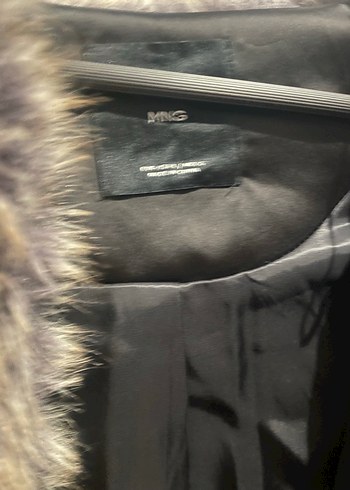 Kahverengi Kürk Detaylı Midi Mont - Görsel 3