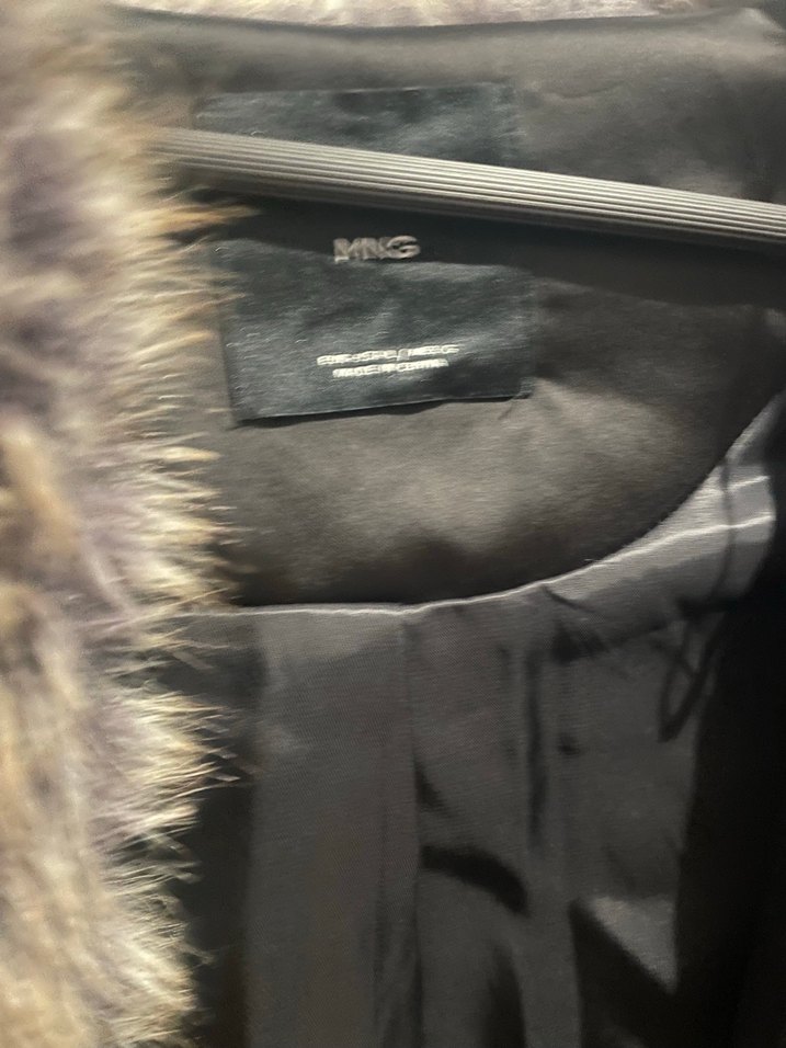 Kahverengi Kürk Detaylı Midi Mont - Görsel 3