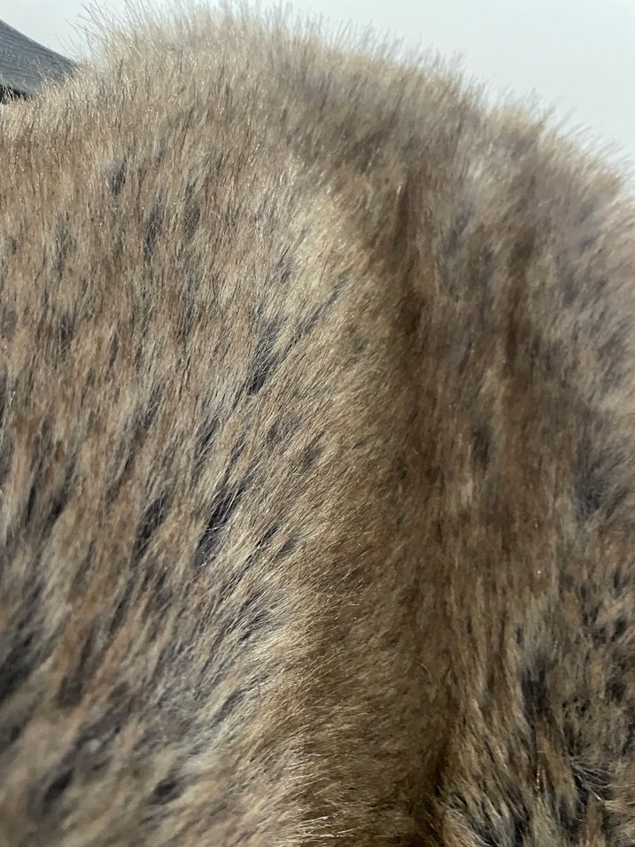 Kahverengi Kürk Detaylı Midi Mont - Görsel 4