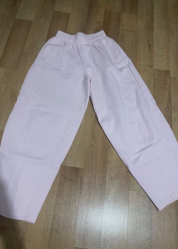 Kadın Beyaz Pamuklu Rahat Kesim Eşofman - Görsel 2