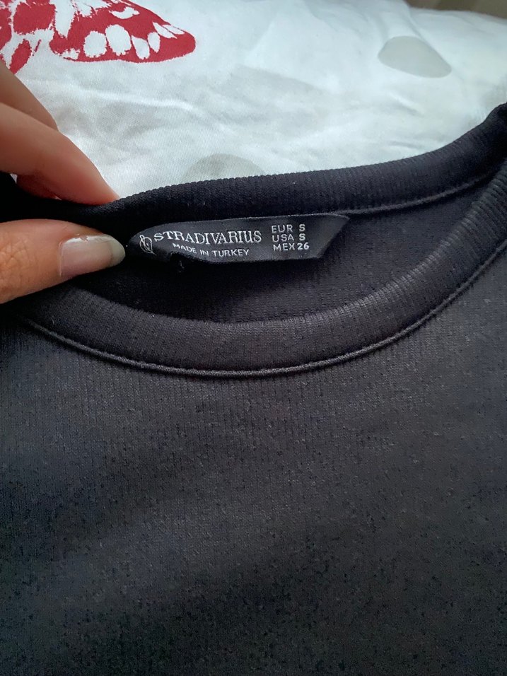 Stradivarius Siyah Kısa Elbise - Görsel 3