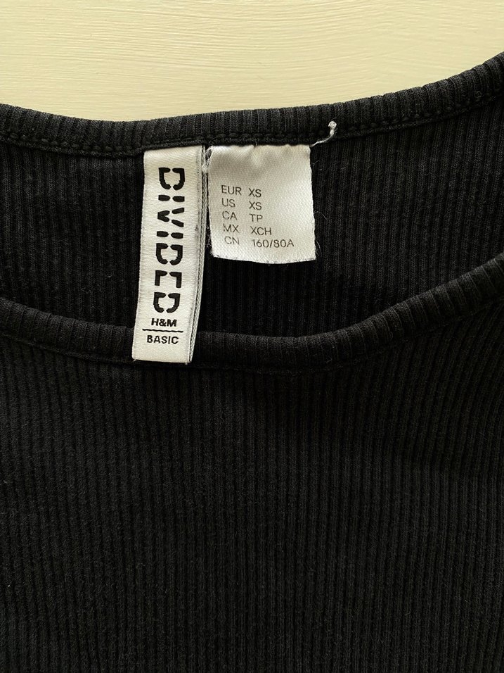 Kız Siyah Kısa Kollu Basic Tişört - Görsel 2