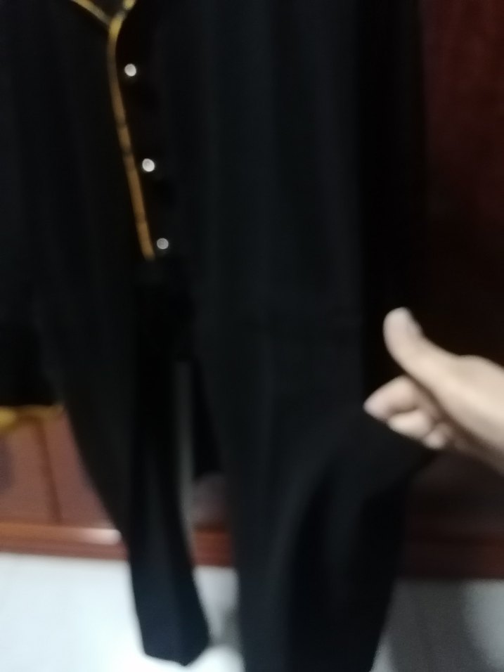 Büyük beden Siyah Uzun kadın Goth ince nubuk  Ceket - Görsel 2