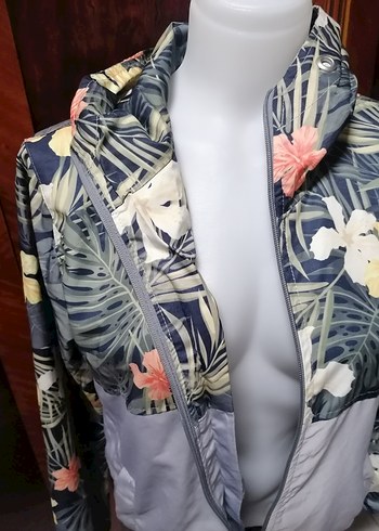 Etro marka  Çiçek Desenli Kapüşonlu ünisex yağmurluk mont - Görsel 5