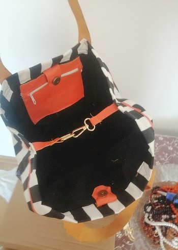 Tasarımcı Zebra Desenli Renkli Kadın Çanta