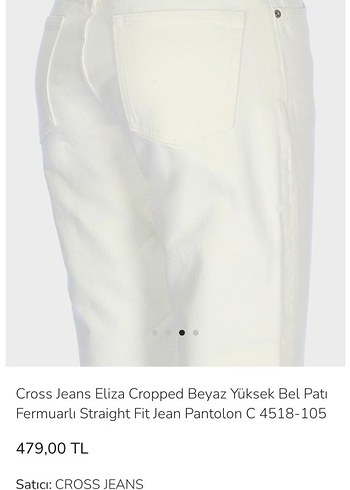 Beyaz Yüksek Bel Kadın Kumaş Pantolon - Görsel 3