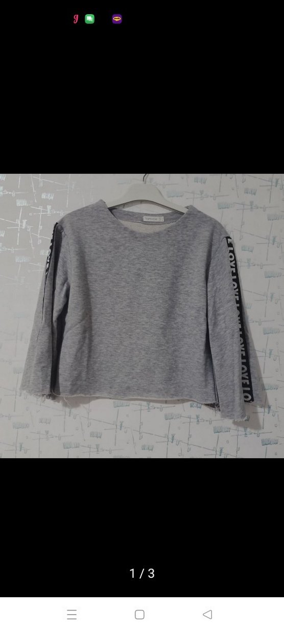 Tommy Hilfiger Kadın Gri Sweatshirt - Görsel 5