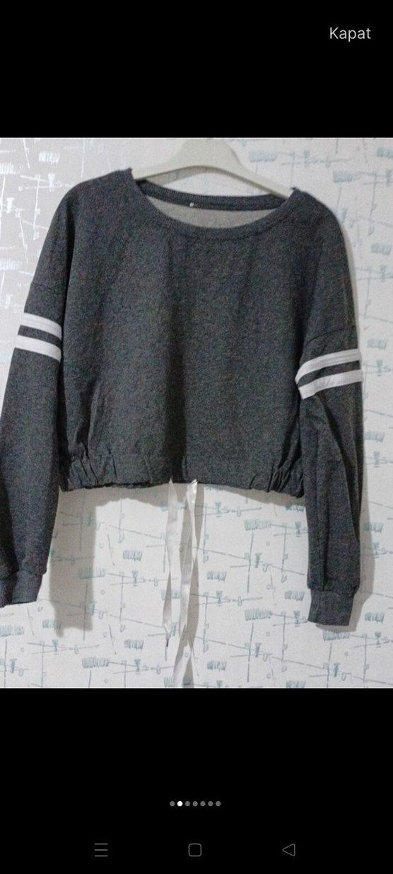 Tommy Hilfiger Kadın Gri Sweatshirt - Görsel 2