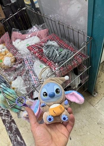 Beden Pastel Renkli Peluş Anahtarlık Oyuncak