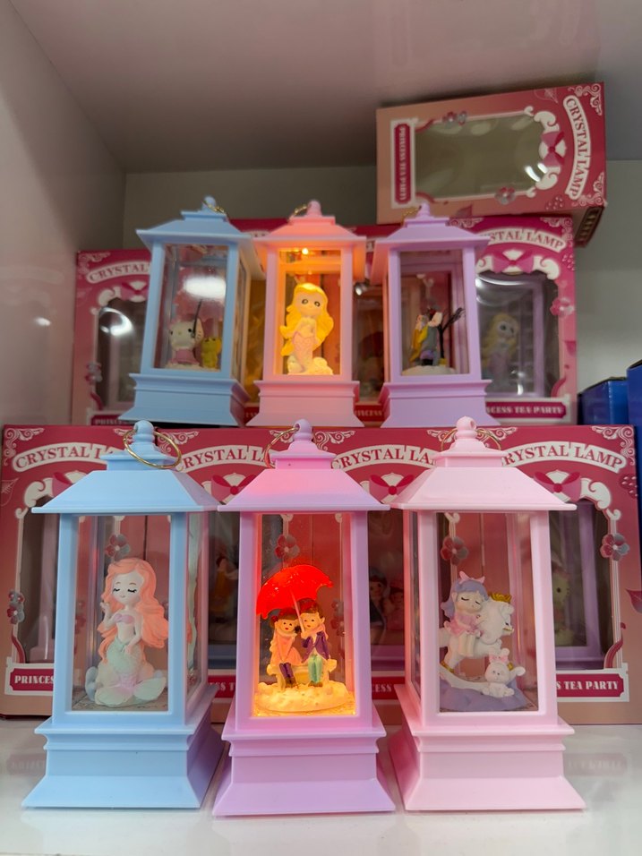 Pembe Parlak Işıklı Mini Fener - Görsel 3