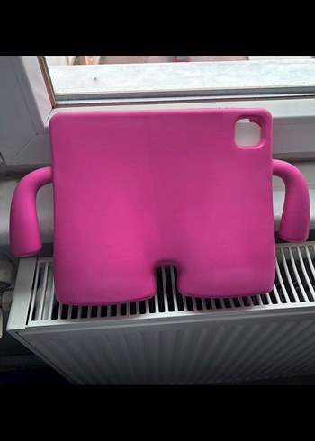 Pembe Çocuk Tablet Kılıfı Tutuculu - Görsel 2