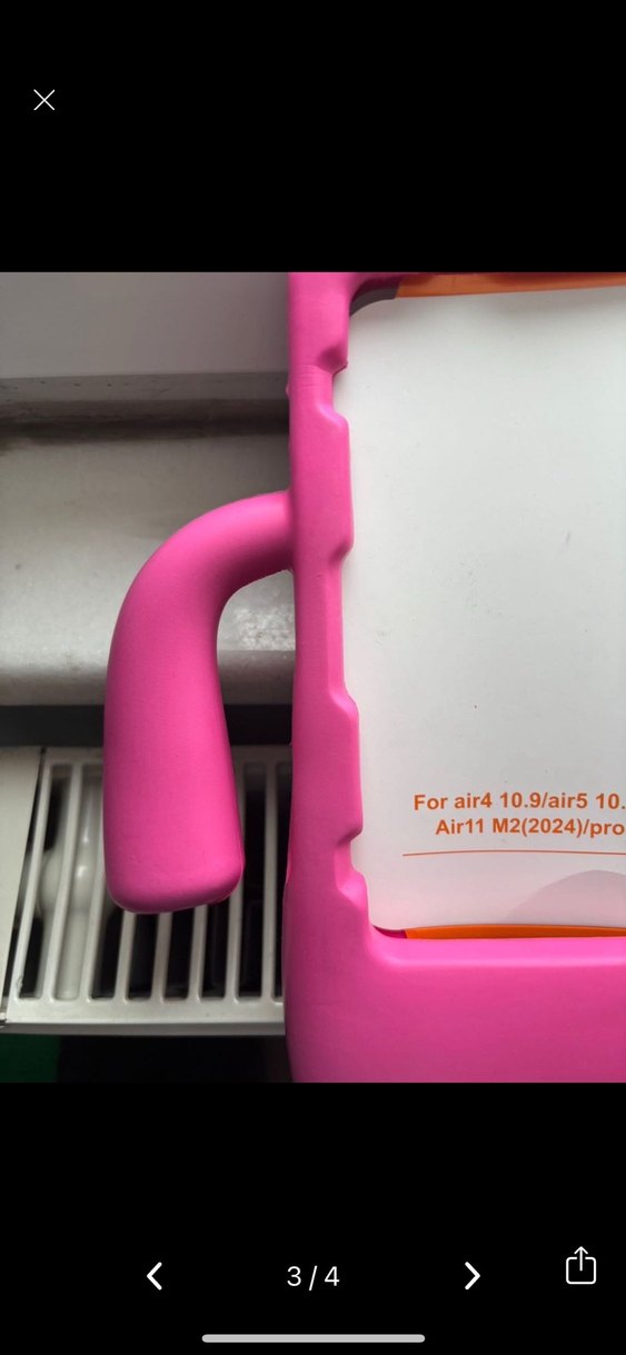 Pembe Çocuk Tablet Kılıfı Tutuculu - Görsel 3