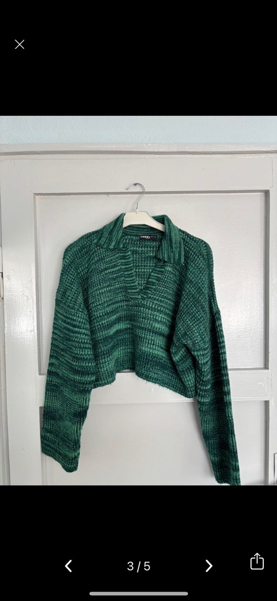 Defacto Crop Kazak - Görsel 4