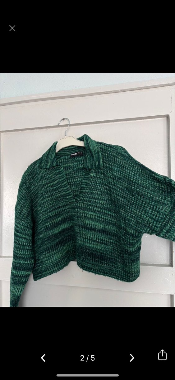 Defacto Crop Kazak - Görsel 2